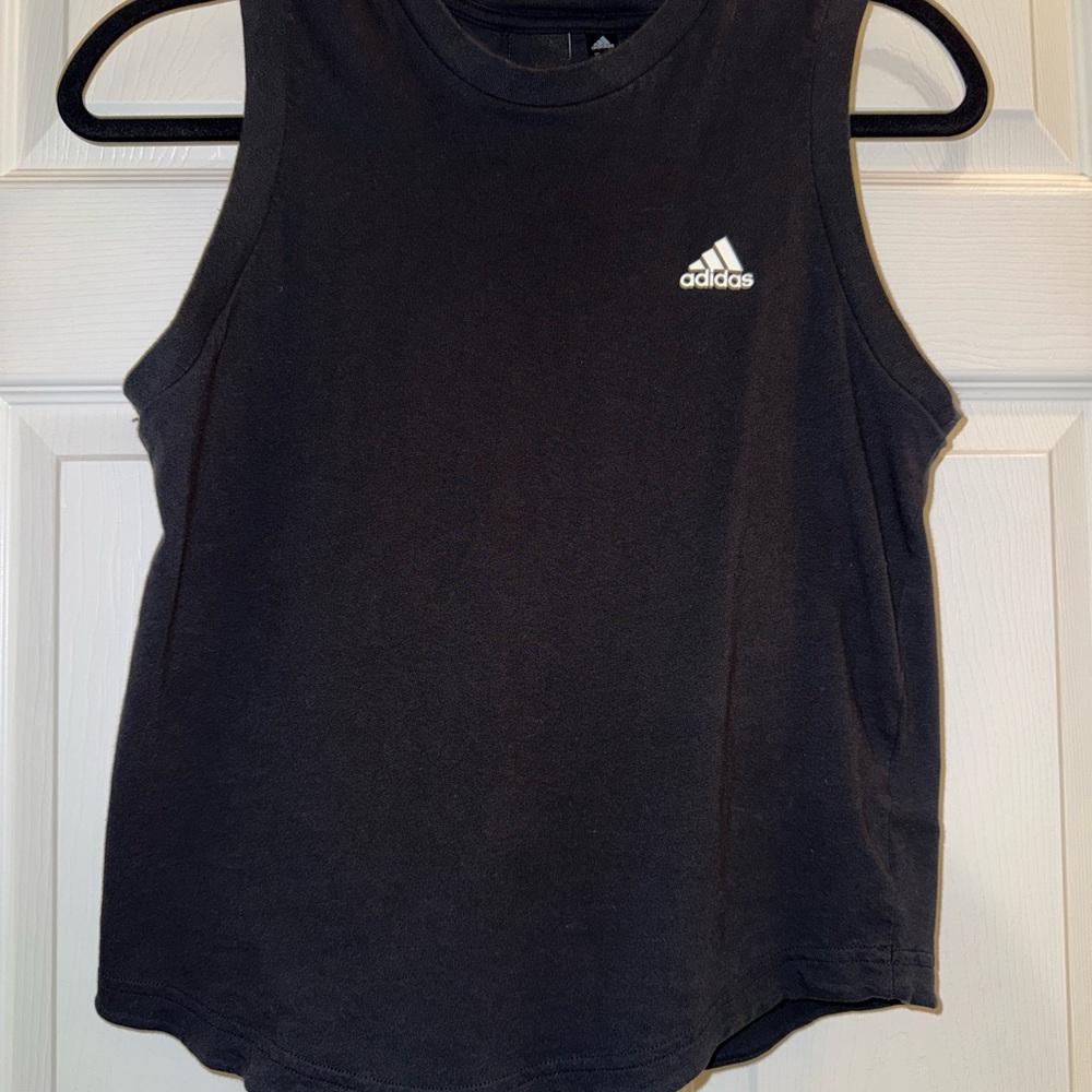 Adidas Women's Black Muscle Tee